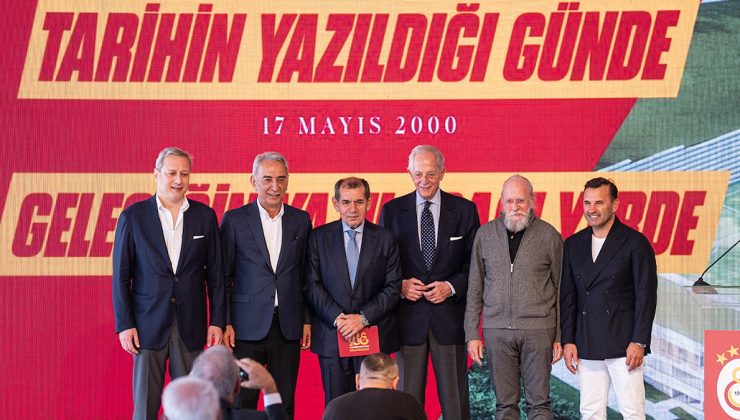 Galatasaray, UEFA Kupası zaferinin 24. yılını Kemerburgaz’da kutladı