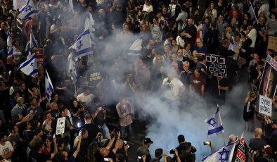 İsrail’de protestolar… On binlerce kişi sokağa çıktı